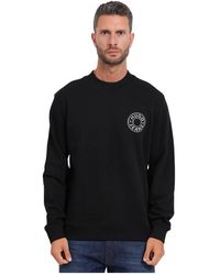 HUGO - Circular Logo Sweatshirt - Lyst