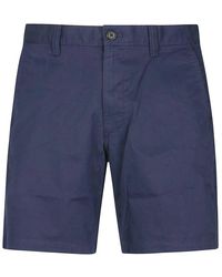 Michael Kors - Korte Broeken ,Blauw ,Katoen Stretch Katoenen Shorts - Lyst