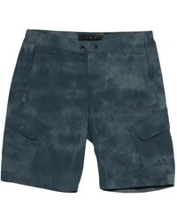 JG1 - Korte Broeken ,Blauw ,Cargo Pocket Shorts - Lyst