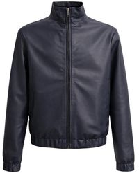 Franzese Collection - Jassen ,Blauw ,Leer David Beckham Jacket - Lyst