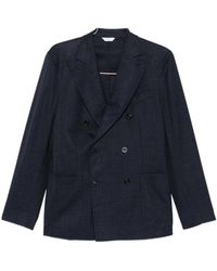 Boglioli - Jassen ,Blauw ,Wol Double-Breasted Blazer - Lyst