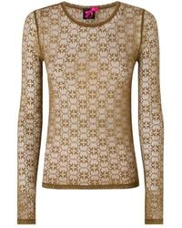 Pinko - Maglia Pizzo Stretch - Lyst