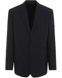 Balenciaga - Jassen ,Zwart ,Zwarte Gewassen Sb Jas - Lyst