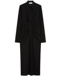 Sportmax - Gelaagde Jurk Met Knoopmanchetten - Lyst