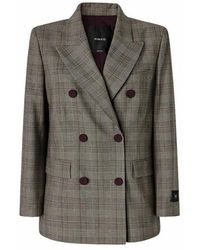 Pinko - Jassen ,Wol New Guinea Double-Breasted Blazer - Lyst