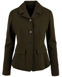 Aspesi - Jassen ,Groen ,Militaire Jas Voor - Lyst