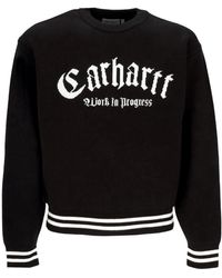 Carhartt - Onyx Sweater Zwart/Wax Herentrui - Lyst