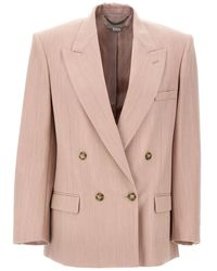 Stella McCartney - Double-Breasted Wollen Blazer - Lyst