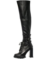 CESARE GASPARI - Overknee-Stiefel Mit Absatz - Lyst