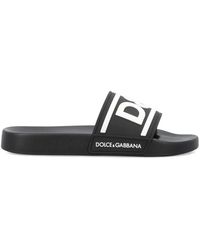 Dolce & Gabbana Slippers - - Heren - Zwart