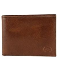 The Bridge - Accessoires ,Bruin ,Leer Base 6 Wallet - Lyst