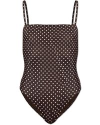 Matteau - Badmode ,Bruin ,Petite Square Maillot - Lyst