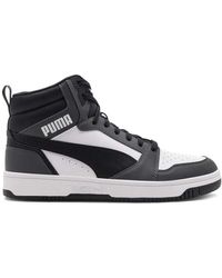 PUMA - Rebound v6 weiß-schwarze sneakers - Lyst