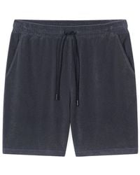 Closed - Korte Broeken ,Grijs ,Cotton-Blend Terry Zwemshorts - Lyst