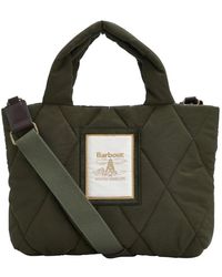 Barbour - Gepolsterte mini-tote-tasche - Lyst