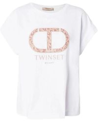 Twin Set - Tops > t-shirts - Lyst