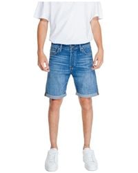 Jack & Jones - Denim Shorts - Lyst