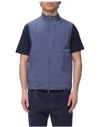 DUNO - Jassen ,Blauw ,Arlo Mirto Vest - Lyst