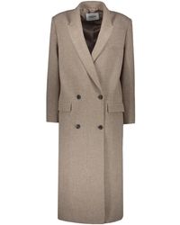 Low Classic - Double-Breasted Coats - Lyst