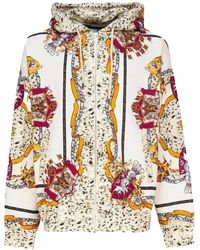 Just Cavalli - Hoodies & Sweatvesten ,Veelkleurig ,Felpa - Lyst