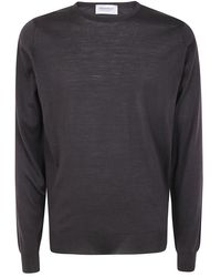 John Smedley - Rundhalspullover Im Lundy-Stil - Lyst