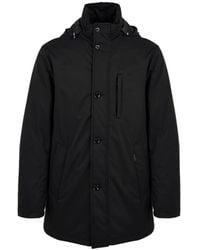 Moorer - Jassen ,Blauw ,Jas Met Ritssluiting En Knoopsluiting Aan De Voorkant - Lyst
