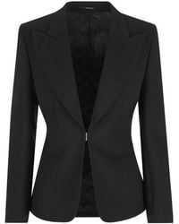 Gucci - Jassen ,Zwart ,Wol Technical Stretch Wool Jacket - Lyst