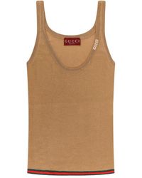 Gucci - Tops > sleeveless tops - Lyst