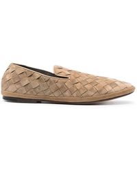 Henderson - Wildleder slip-on schuhe mit eckiger spitze - Lyst