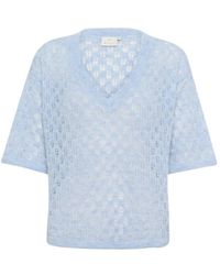 Kaffe - V-Neck Knitwear - Lyst