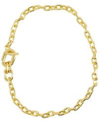 Rabanne - Xl Link Anhänger Halskette - Lyst