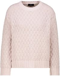 Monari - Truien & Vesten ,Roze ,Wol Elegante Gebreide Pullover - Lyst