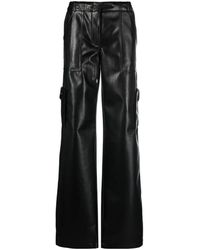 Ermanno Scervino - Hose Aus Faux-Leder Mit Kordelzug - Lyst
