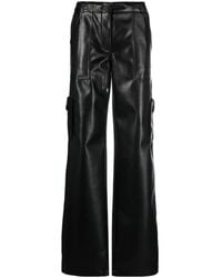 Ermanno Scervino - Hose Aus Faux-Leder Mit Kordelzug - Lyst