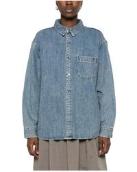 Low Classic - Denim Shirt Jacket - Lyst