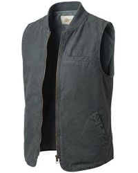 Bl'ker - Mouwloze Linnen Katoenen Vest - Lyst