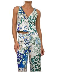 Marella - Chaleco Fantasia Sin Mangas, Mujer, Talla - Lyst