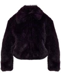 Kate Spade - Faux Fur Jas - Lyst