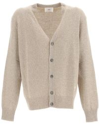 Ami Paris - Adc cardigan sweater - Lyst