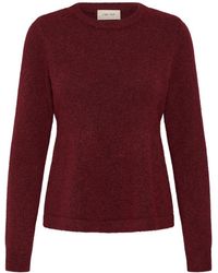 Cream - Rundhals-Strickware - Lyst