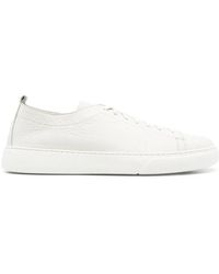 Henderson - Weiße schnürsneaker mit flacher gummisohle - Lyst