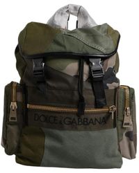 Dolce & Gabbana - Military Backpack In Canvas - Lyst