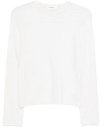 Lisa Yang - Rippstrick-Pullover Mit Rundhalsausschnitt - Lyst