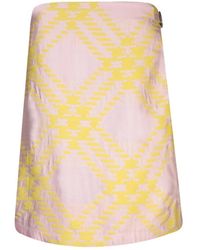 Burberry - Elegant Mini Skirt For - Lyst