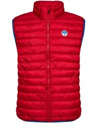 North Sails - Jassen ,Rood ,Katoen Winddichte Crozet Vest Outdoor Tech - Lyst