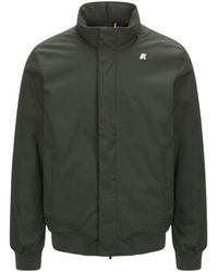 K-Way - Jassen ,Groen ,Polyester Lichtgewicht Jas - Lyst