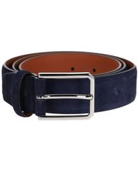 Santoni - Stilvoller Ledergürtel Mit Schnalle - Lyst
