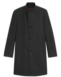 HUGO - Single-Breasted Coats - Lyst