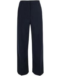 Tela - Broeken ,Blauw ,Zillo Wijde Broek - Lyst