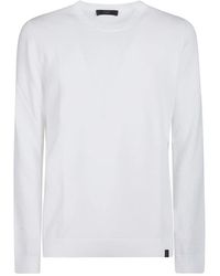 Fay - Round-Neck Knitwear - Lyst